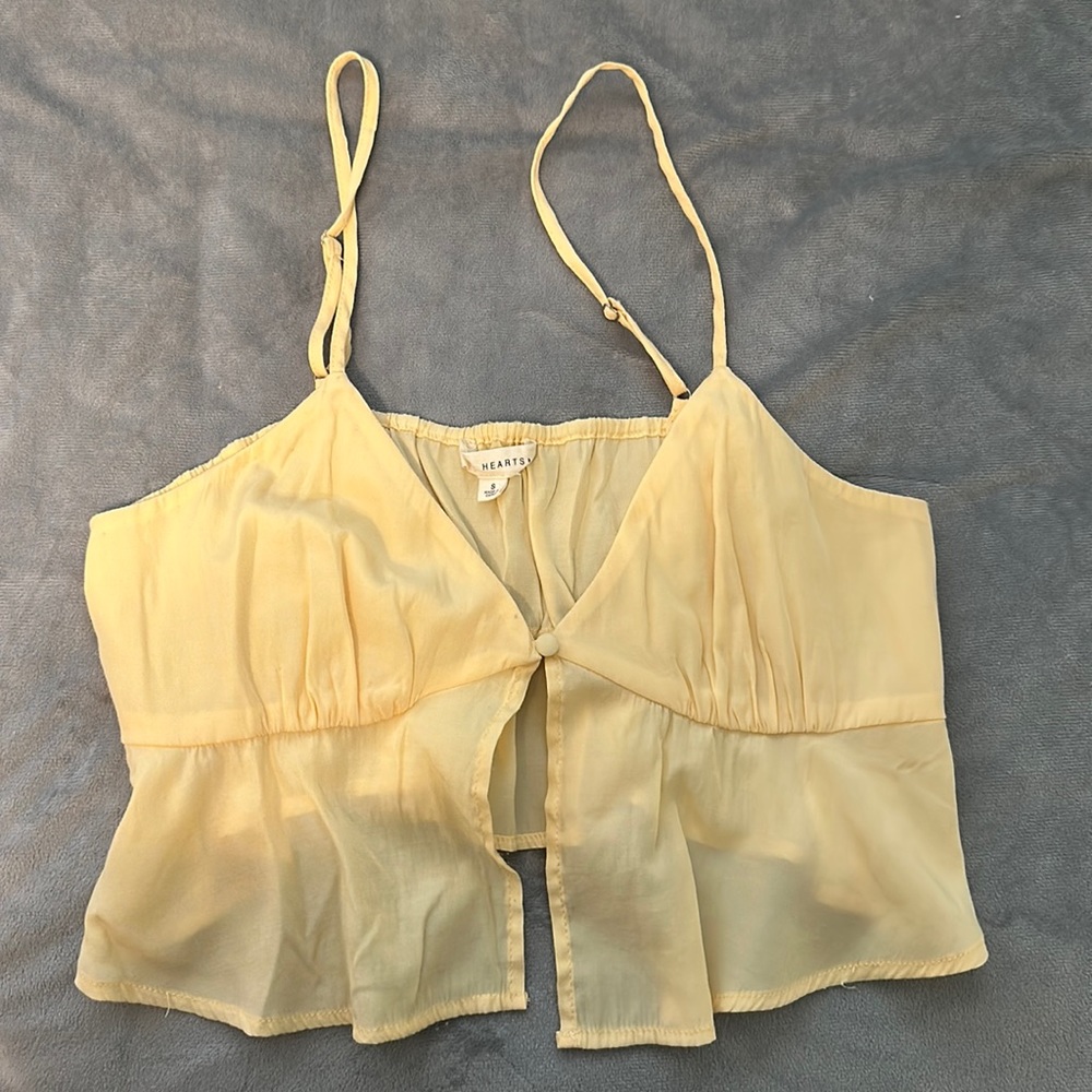Pacsun - LA Hearts Button Front Cami Top